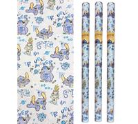 6m Birthday Wrapping Paper 3 Rolls of 2M x 70cm Gift Wrap for Boys or Girls - UK