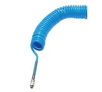 6m Coiled Air Hose 8x5mm PUR G1/4 Male Connector