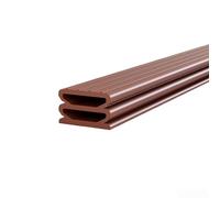 6M D Shape Door and Window Seal Strip for Soundproofing Weatherproofing and Dust Protection with Multi-Layer Air Chamber Design (Brown)