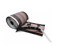 6m Dry Ridge Kit - Ventilated Mortar-Free Ridge & Hip Tile Fixing System - Roll Out Roof Ridge with Stainless Steel Fixings