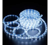 (6M) Led Light Strip Outdoor And Interior For Garden, Christmas, Wedding, Party, Living Room, With Plug,Cold White