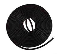 6M Long D Shape Draught Excluder for Doors, for Blocking Drafts and Improving Comfort (6M Black)