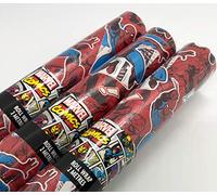 6M OFFICIAL SPIDERMAN WRAPPING PAPER by HALLMARK 3 X 2M ROLLS-BIRTHDAY