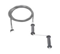 6m Pipe Cleaning Spirals Set, Pipe Cleaning Spiral for Electric Pipe Cleaning Machine, Cleaning Spiral with Utility Spring Storage Rack, Suitable Diameter 50-120mm