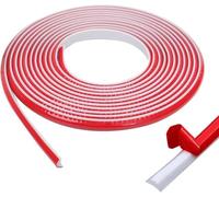 6m Quadrant Trim, Bath Sink Edging Edge Seal Trim Gap Caulk Strip, Flexible Moulding Wall Corner Trim, Self Adhesive Shower Seal Strip for Wall Ceiling Tile Edges Corner Trim