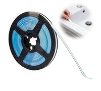6M Self Adhesive Caulk Strip - Waterproof Bathroom Sealant Tape & Mildew Proof Caulking Tape - Strong Adhesion White PVC Sealing Strip for Kitchen Sink, Bathtub, Toilet, Wall Corner & Countertop Edge