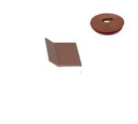 6M Silicone Self-Adhesive Sealing Strip Insulation Soundproof Door Stop Window Gap Sealing Moisture-Proof Strong Adhesive Tape(10x10mm)