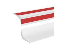 6M Silicone Shower Tray Sealing Strip,Bath Sink Bathtub Edging Edge Seal Trim,Gap Cover Caulk,Wet Room Floor Water Barrier Retaining Strip,Beading for Tile,Countertop(2.5cm,Two Adhesive Backing)