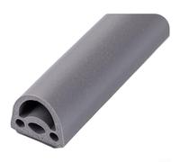 6m Silicone Weather Stripping Door Seal for Windows and Doors, Soundproof and Weatherproof Insulation, Multi Cavity Acoustic Barrier for Home Improvement(C)