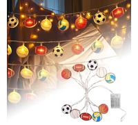 6m Spherical Scene Acrylic Small Colored Lights String Childrens Room Kindergarten Tent Atmosphere Festival Decorative for Kitchen (Black, 6m)