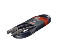 6m Stagg 6.3mm Mono Jack (M) to 6.3mm Jack (F) Instrument Extension Cable