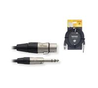 Stagg 6 metre XLR (F) to stereo Jack (M) Audio Cable