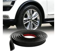 6M Universal Mudguard Widening Black Rubber Wheel Arch Protector Strips Wheel Arch Widening Universal Mudguards Car Wheel Fender Extension for Car Protector and Decoration (6M)