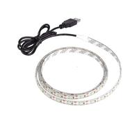 6M USB LED Strip Light 5V 3528 1 Meter 6 Meter Warm Cool White Pink Green Blue Red SMD Ribbon Ceiling Cabinet Light (Size : USB Connector_RED_4 M)
