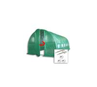 6m x 3m Polytunnel + Ground Anchor Kit"Strongest In It's Class" a fully Galvanised Structure with more Diagonal & Roof Bracing than all others. M