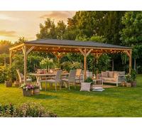 Dunster House Wooden Garden Gazebo 6 X 3 Heavy Duty Hot Tub Shelter, Fully Pressure Treated, Utopia 630