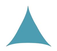 6m x 6m x 6m Triangle Waterproof Sun Shade Sail 95% UV Block Awnings with 3 Free Rope Sand Yellow Color Awning Canopy for Outdoor Garden Patio Yard Lawn Party Blue Color Option Available