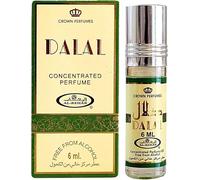 6ml Dalal-Perfume Oil Roll-On Powdery, Caramel, Floral Oud Fragrance Long-Lasting Concentrated Arabian Attar for Women and Men (Pack of 1)