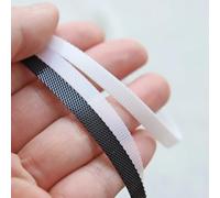 6mm / 0.24" Super Thin Sew On Fastener Strap, Tiny Hook and Loop Tape, for Doll Clothes, Doll Sewing Craft Supplies, in 3 Colors (1Yards)