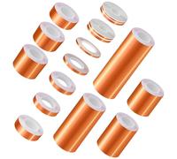 6mm | 1/4", CHROME BURNT-ORANGE, Self-Adhesive Vinyl Pin Stripe Line Decal Sticker Tape, Length 9.80m | 32ft, Suitable for Cars, Vans, Motorcycles, Bikes, Models, Tuning & Styling