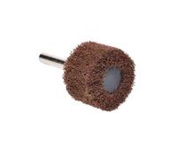 6mm (1/4'') Shank Non-Woven Abrasive Buffing Wheel - High Performance Polishing Wheel for Metal, Wood, Plastic-Power Drill - 1pc(Red (120 Grit),40x30x6mm)