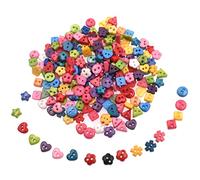 6mm 100Pcs Mixed Color and Style Mini Buttons for DIY Handmade Craft Art Sewing Doll Cloth Buttons