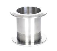 6mm-108mm 304 Stainless Steel Wall Sleeve, Male Thread Drive Tube, Decorative Ring Plate(32mm)