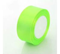 6mm 10mm 15mm 20mm 25mm 40mm 50mm Satin Ribbons White Pink Red Blue Purple Green Black Yellow Orange Ribbons 34 Colors Pick Up-57 Neon Green-40mm Wide