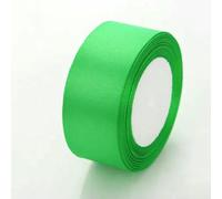 6mm 10mm 15mm 20mm 25mm 40mm 50mm Satin Ribbons White Pink Red Blue Purple Green Black Yellow Orange Ribbons 34 Colors Pick Up-52 Fruit Green-10mm Wide