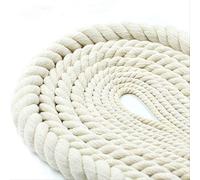 6mm-20mm Diameter Macrame Cord for DIY, Hanging Knitting Craft Beginners, Thick Cotton Rope for Wall Hanging Plant Hanger 10mm Beige (4m)