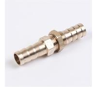 6mm-25mm Hose Barb with Nut Bulkhead Brass Barbed Tube Pipe Fitting Coupler Connector Reduce Straight Adapter,OD 6mm