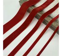 6mm-38mm Red Velvet Ribbon for Handmade Bouquet Wrapping Supplies Home Party Decorations Christmas Ribbons-06-25MM 5yards