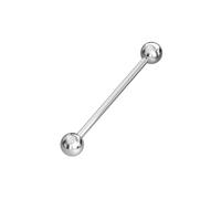 (6mm, 55mm) 316L Surgical Steel Traditional Industrial Barbell