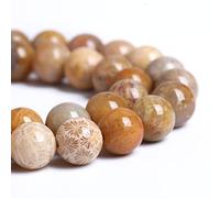 6MM 57PCS Natural Stone Coral Jade Chrysanthemum Beads for Jewelry Making DIY Bracelet