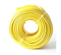 6mm 5m/10m Car Synthetic Winch Rope 3260kg Heavy Duty Winch Tow Line For Off Road ATV UTV With High Visibility(Yellow,5M)