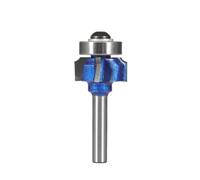 6mm/6.35mm/8mm ShankCorner Round Router Bit R1 R2 R3 Trim Edging Woodworking Mill Classical Cutter Bit for Wood(B)