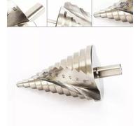 6mm-60mm Large Hss Spiral Groove Step Drill Core Drill Bit Hole Cutter 12 Steps