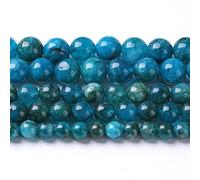 6MM 60PCS Blue Apatite Spacer Loose Beads for Jewelry Making DIY