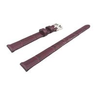 6mm 7mm 8mm 9mm 10mm Leather Mini Watch Band Bracelet Ladies Thin Wrist Watches Band Watch Strap for Women, Purple, 9mm