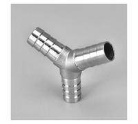 6mm 8mm 10mm 12mm 13mm 14mm 15mm 16mm 19mm 20mm Hose Barb Tee Y T L Type 3 Three Way 304 Stainless Steel Pipe Fitting Connector(Y-Type,16mm)