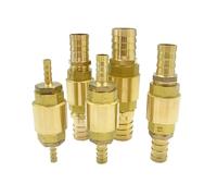 6mm 8mm 10mm 12mm 14mm 16mm 19mm 25mm 32m Hose Barb Brass Vertical Lift Spring Check Valve One Way Non-Return Valve Water(25mm)