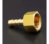 6mm 8mm 10mm 12mm 14mm Hose Barb x M12 M14 M16 M18 M20 M22 Metric Female Thread Brass Pipe Fitting Adapter Coupler Conne
