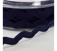 6mm 8mm RIC Rac Trimming 756D, 370 Navy, 2 Metres
