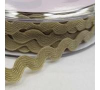 6mm 8mm RIC Rac Trimming 756D, 835 Ecru Taupe Cream, 1 Metre