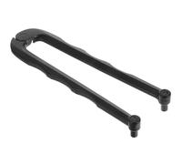 6mm Adjustable Pin Spanner Wrench for Angle Grinders and Disc Changes | Chrome-vanadium Steel Construction, Black Finish, Secure Nut Removal, Suitable for Maintenance Technicians, DIY Users