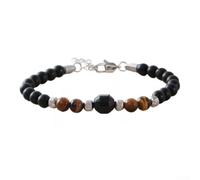 6mm African Turquoise Map Stone Bracelet Elastic Fit(A)