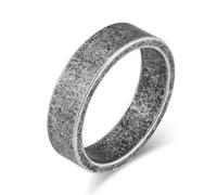 6Mm Brushed Matte Titanium Steel Ring, Men's And Women's Fashion Simple Matte Ring
