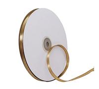 6mm Champagne Gold Ribbon for Gift Wrapping,91m Fabric Thick Satin Ribbon Gold Bow for Gift Wrapping,Ribbons for Balloons,Crafting,Hair,Bouquets,Wedding, Car,Presents,Cake,Christmas Party Decorations