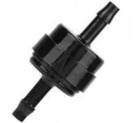 6MM Check Valve, One Way Non-Return Valve, Automobile high temperature resistant one-way valve, stop valve water gas-liquid dual-use, Suitable for connecting 3-4-5-6MM inner hole hose 1PCS (3-5MM)