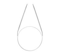 6mm Circular Knitting Needle, Magic Loop Round Knitting Needle Stainless Steel Interchangeable Knitting & Crochet Supplies Tools for Weaving Lovers (31.5inch Long)